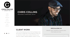 Desktop Screenshot of chriscollinscreative.com